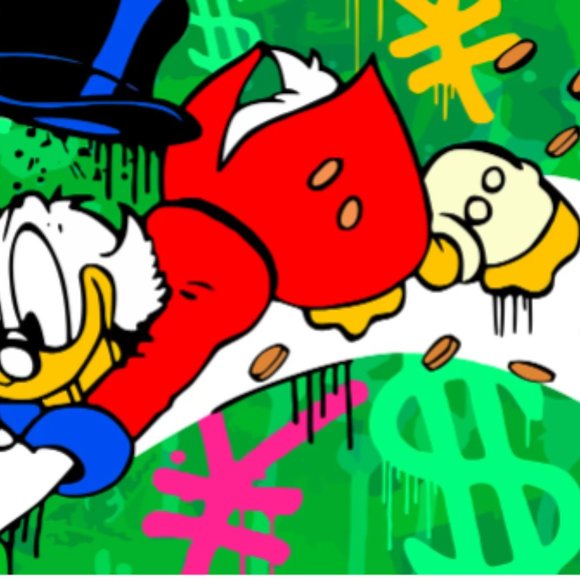Alec Monopoly Donald Duck Print - Picture 2 of 2